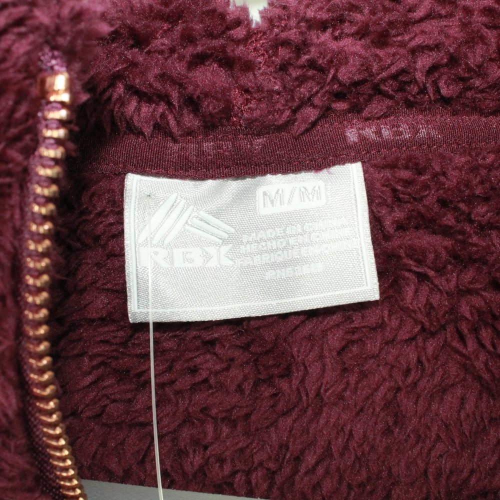 NEW! RBX 100% Polyester 1/4 Zip Sherpa Hooded Pull - Picture 13 of 15